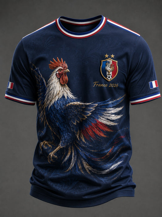 T-shirt homme imprimé France Football