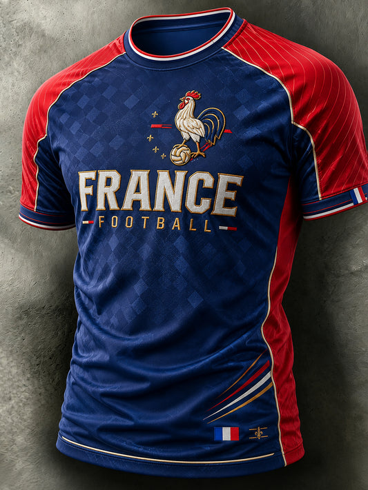 T-shirt manches courtes France Football pour homme