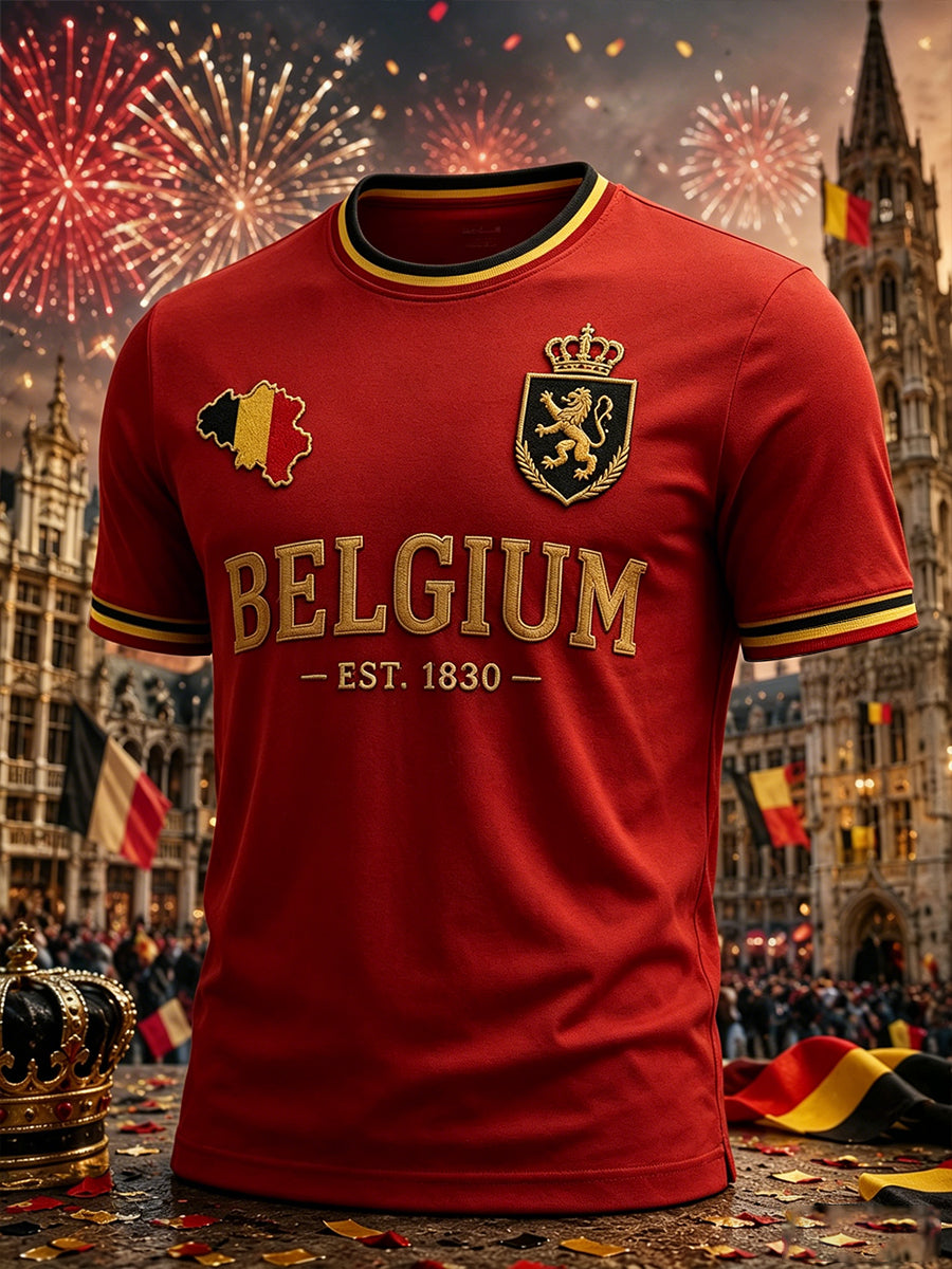 T-shirt à manches courtes sur le thème de la Journée nationale des hommes