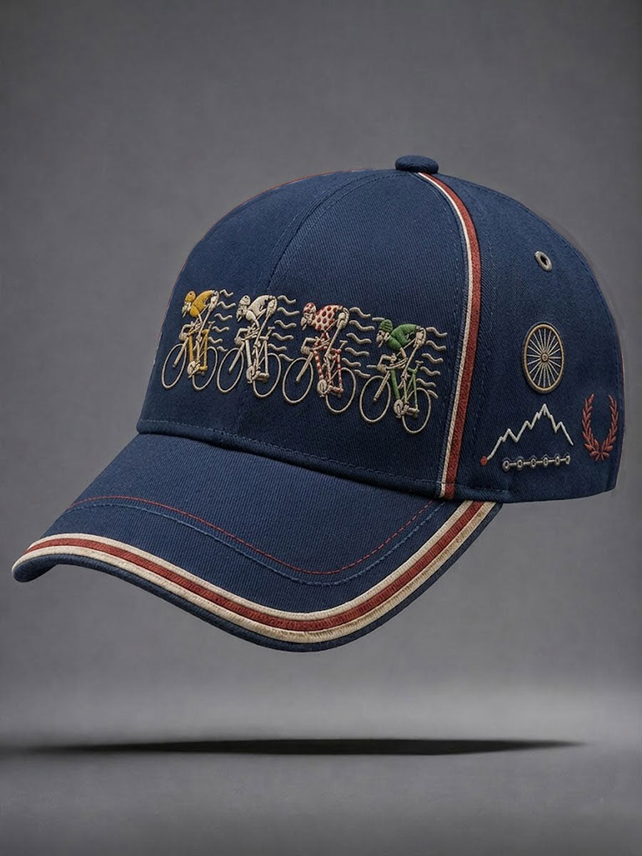 Casquette vélo squelette unisexe