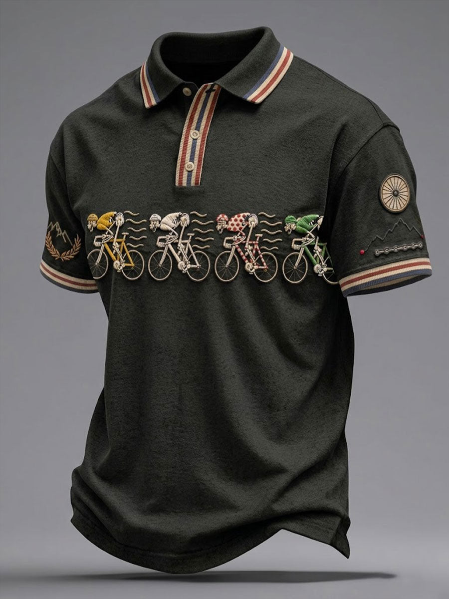 Maillot de cyclisme pour homme, modèle skeleton