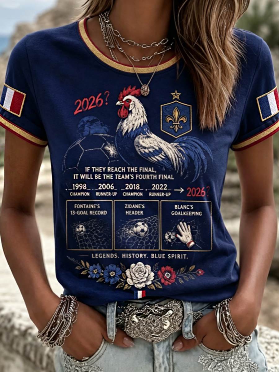 T-shirt à manches courtes pour femme