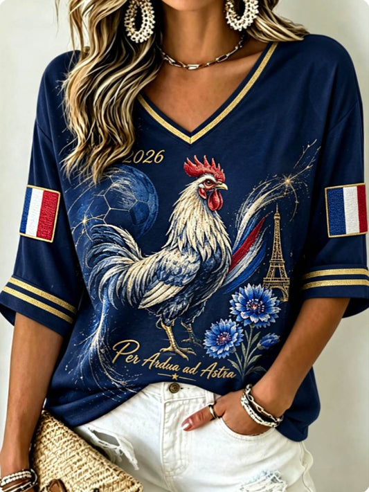 T-shirt à manches mi-longues pour femmes