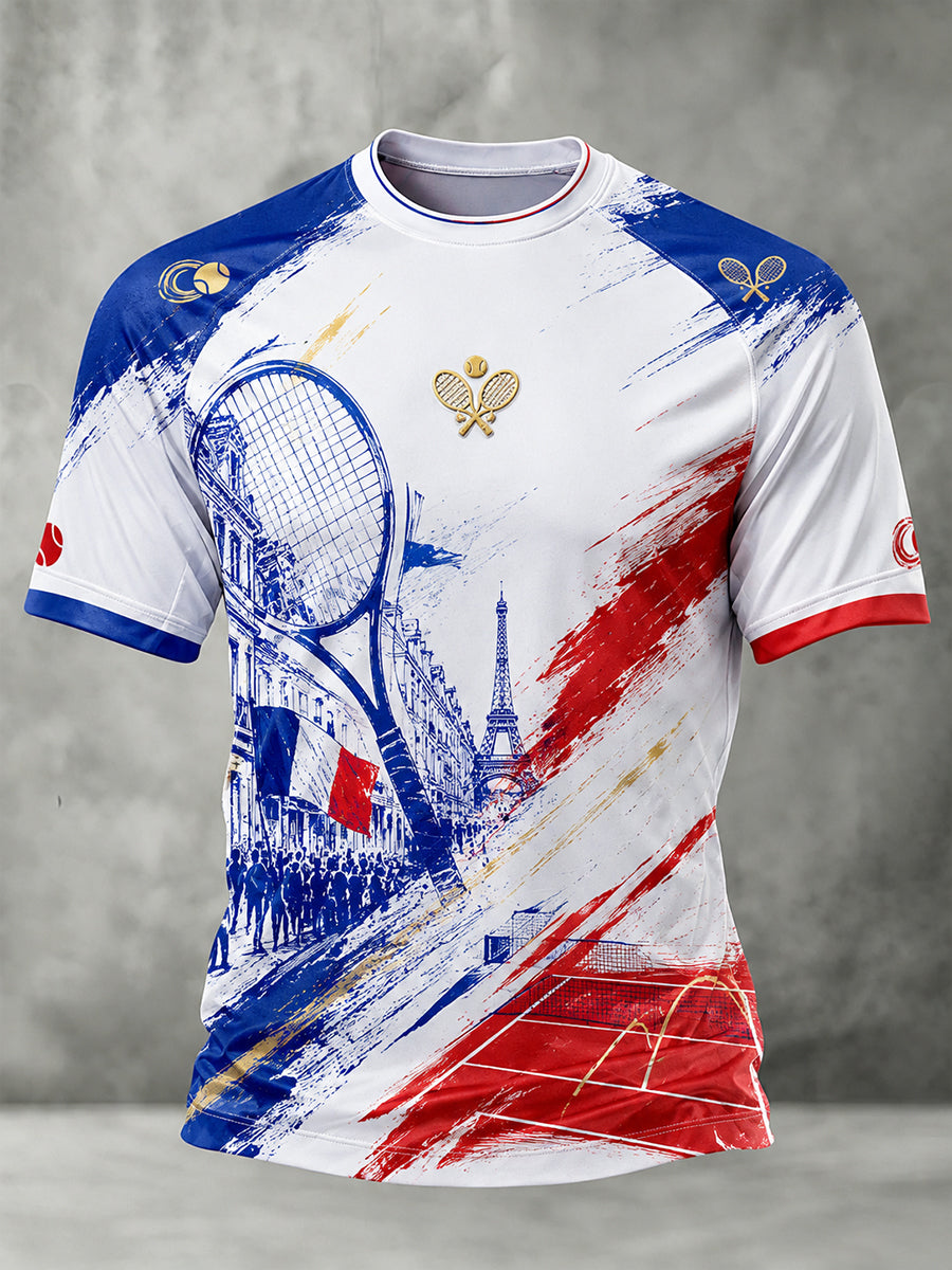 Chemise à manches courtes de l’Open de France pour homme
