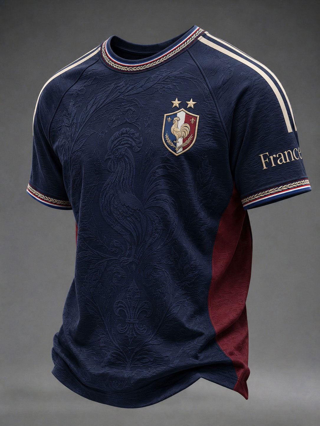 T-shirt homme France Football imprimé