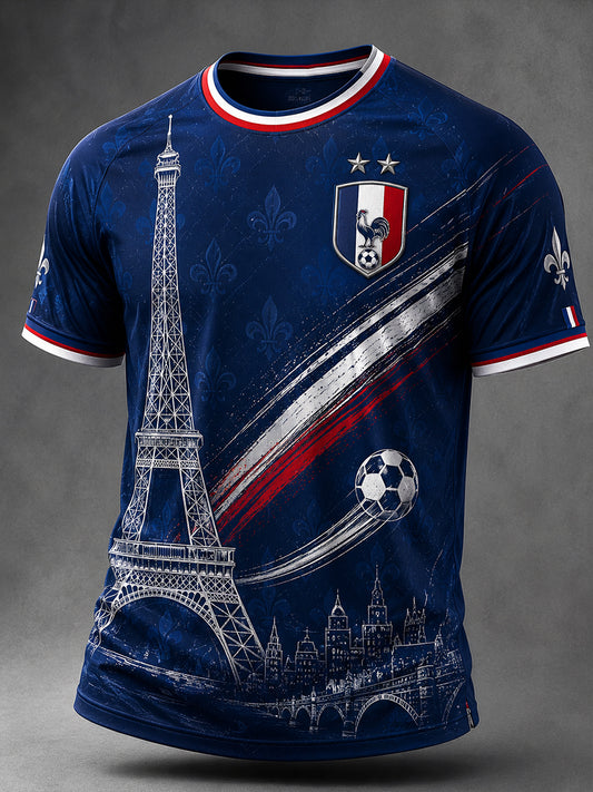 T-shirt manches courtes France Football pour homme