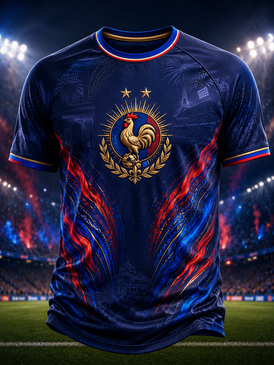 T-shirt manches courtes France Football pour homme