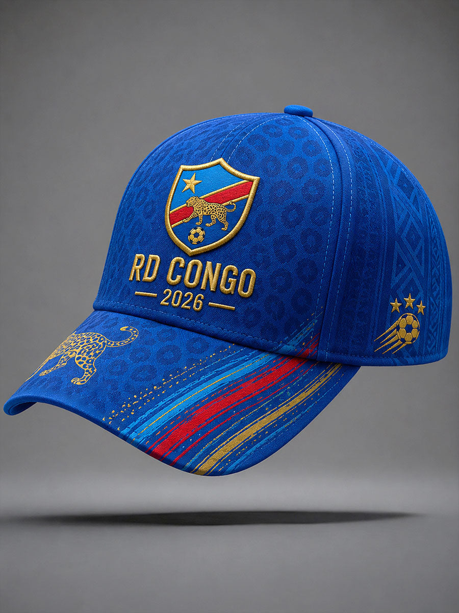 2026 République Démocratique du Congo Football Unisexe Chapeau