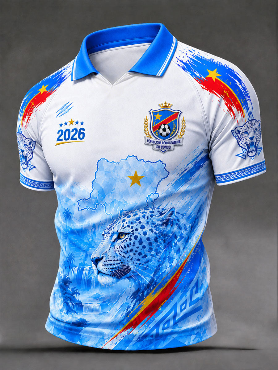 Maillots de football pour hommes de la République démocratique du Congo