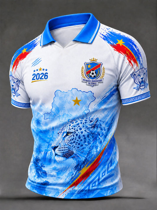 Maillots de football pour hommes de la République démocratique du Congo