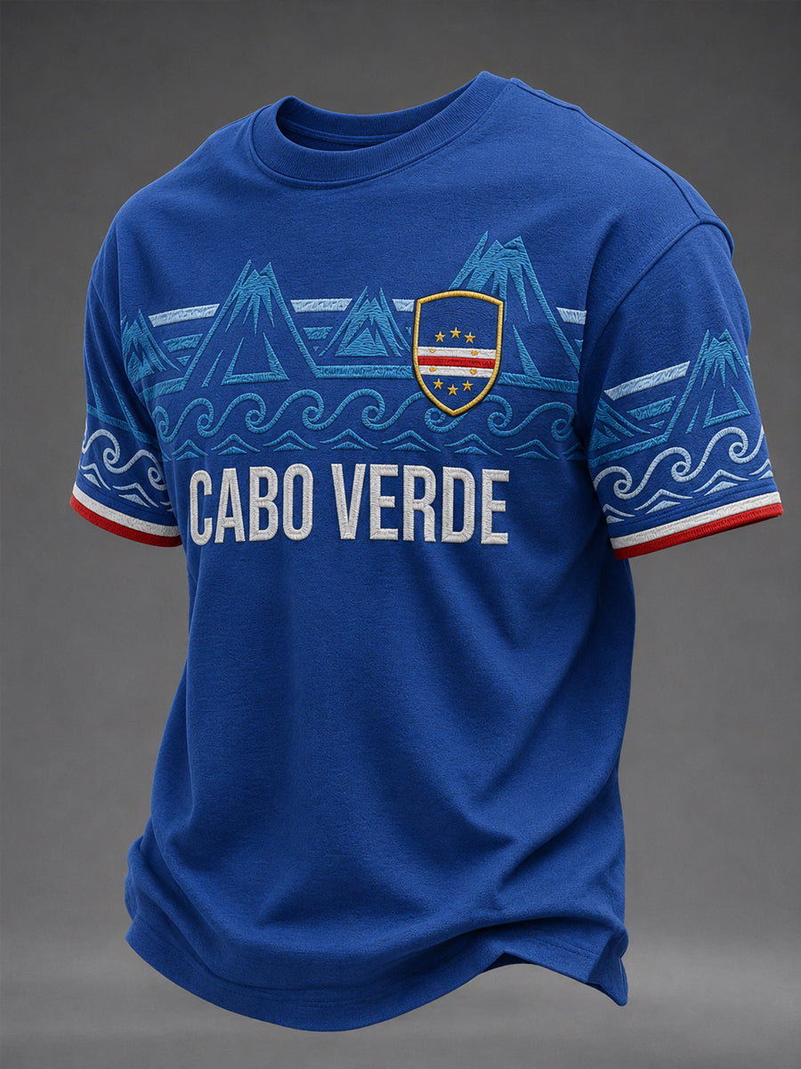 Cadeau pour hommes pour les fans de football Imprimer T-shirt décontracté à manches courtes O-Neck