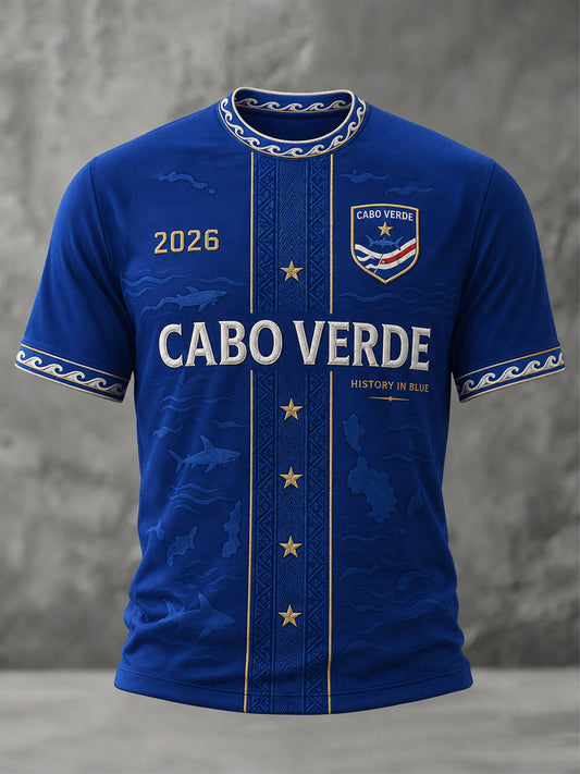 T-shirt décontracté imprimé pour hommes, cadeau idéal pour les fans de football