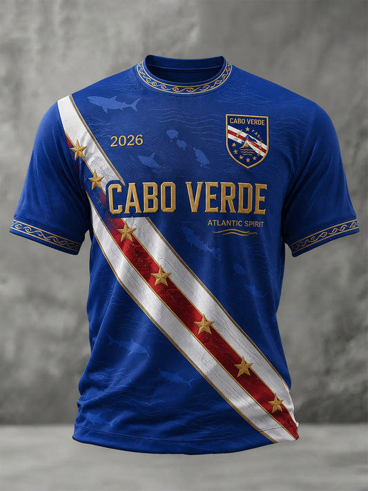 T-shirt décontracté imprimé pour hommes, cadeau idéal pour les fans de football
