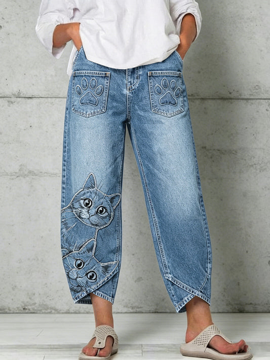 Pantalons pour femmes à imprimé animalier