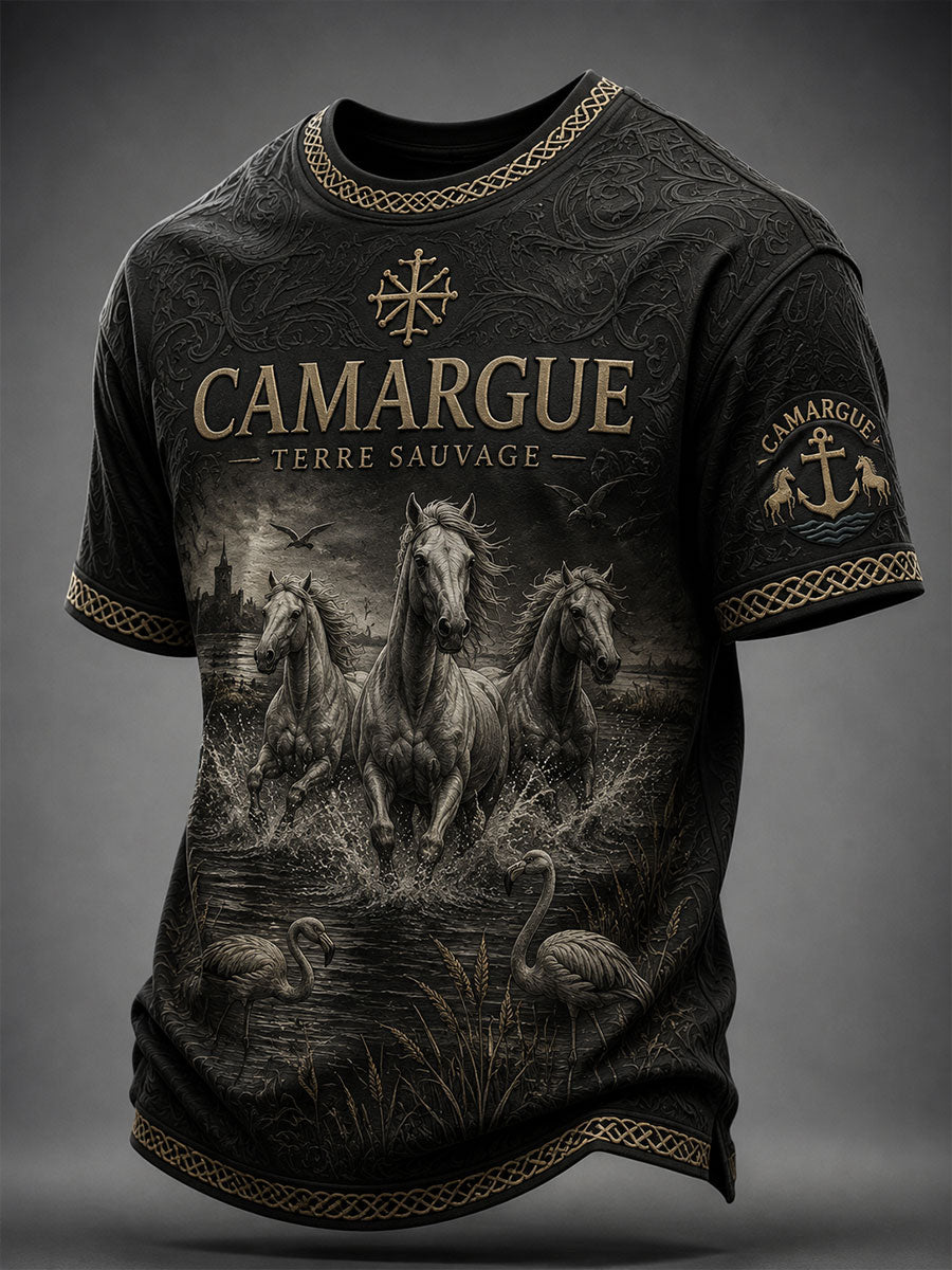 T-shirt manches courtes Camargue Homme