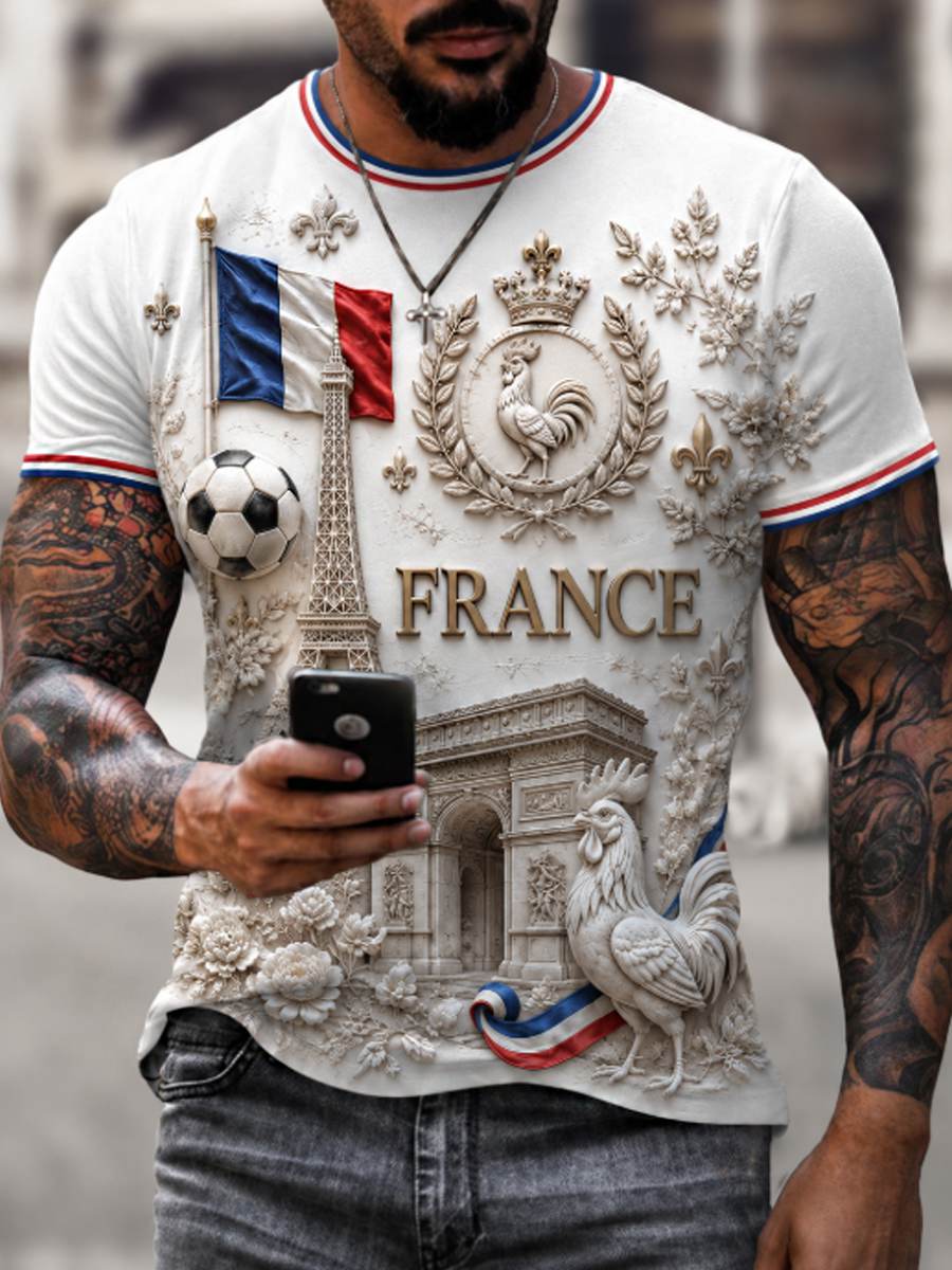 T-shirt à manches courtes pour homme