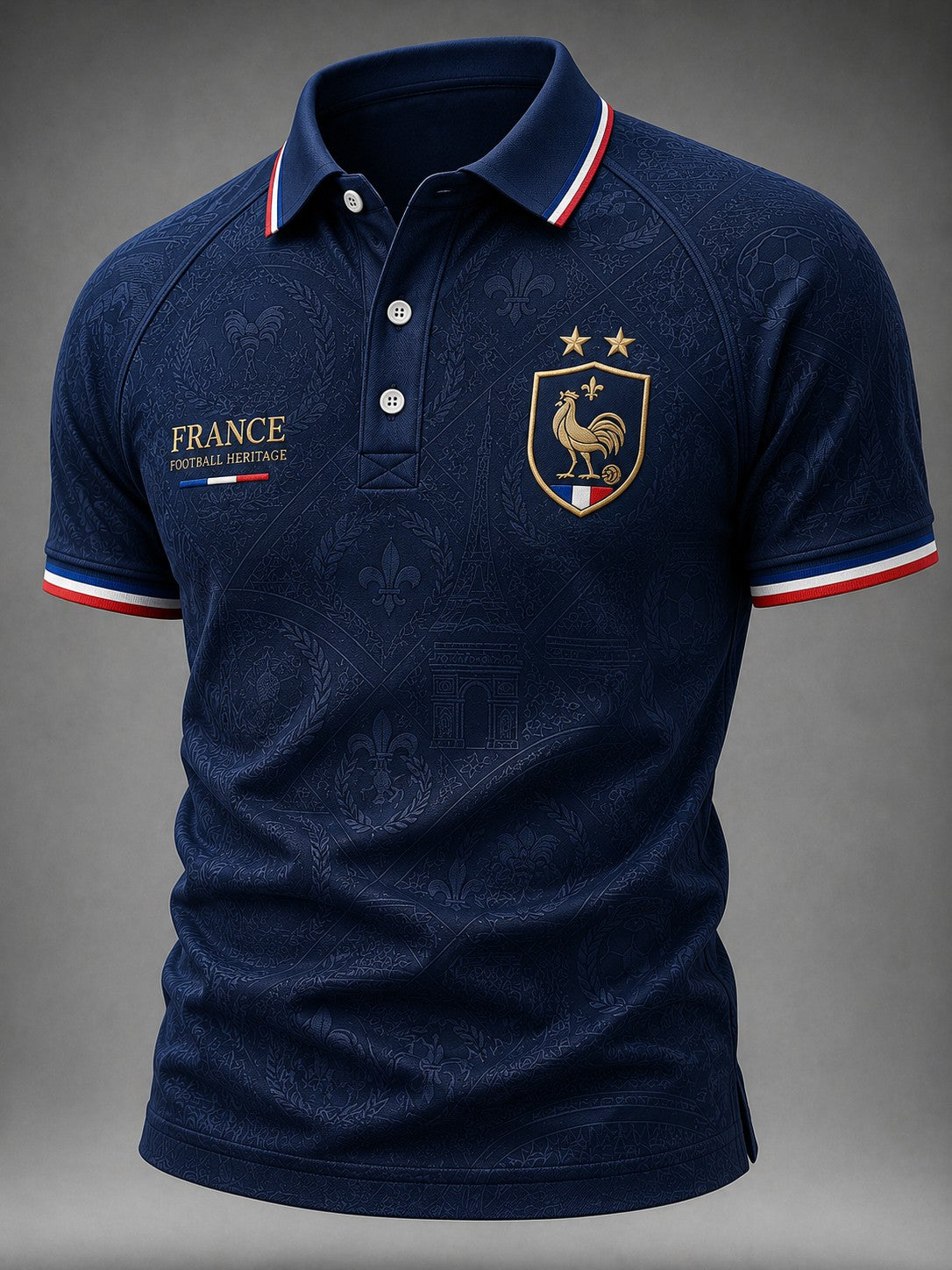 Chemise pour hommes imprimée France Football