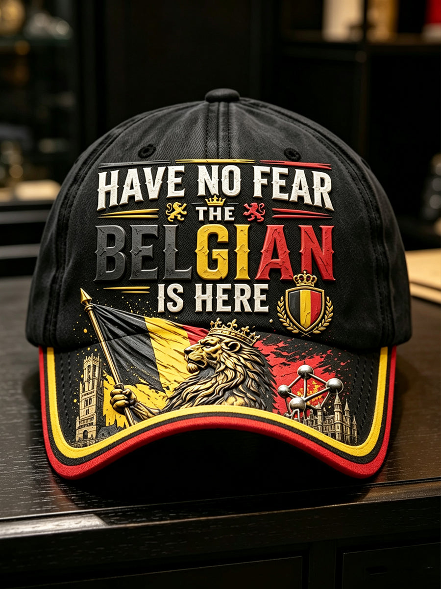 Chapeau à imprimé de la fête nationale belge Unisexe
