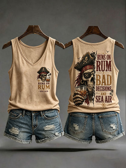 Les femmes 'Runs Sur Le Rhum, Les Mauvaises Décisions Et Sea Air' Gilets