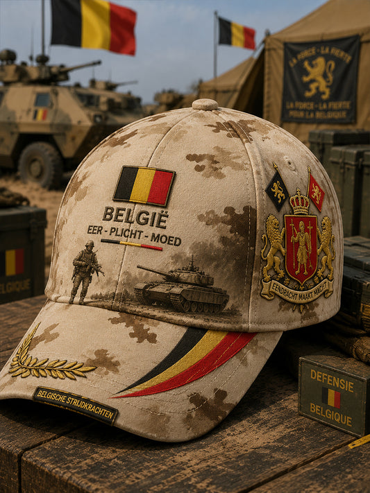 Chapeau pour homme à imprimé commémoratif militaire