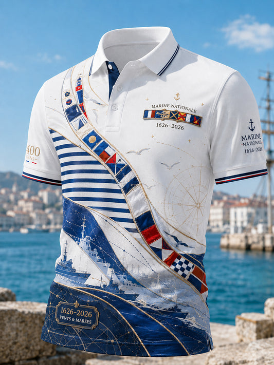 T-shirt à manches courtes bleu marine pour homme