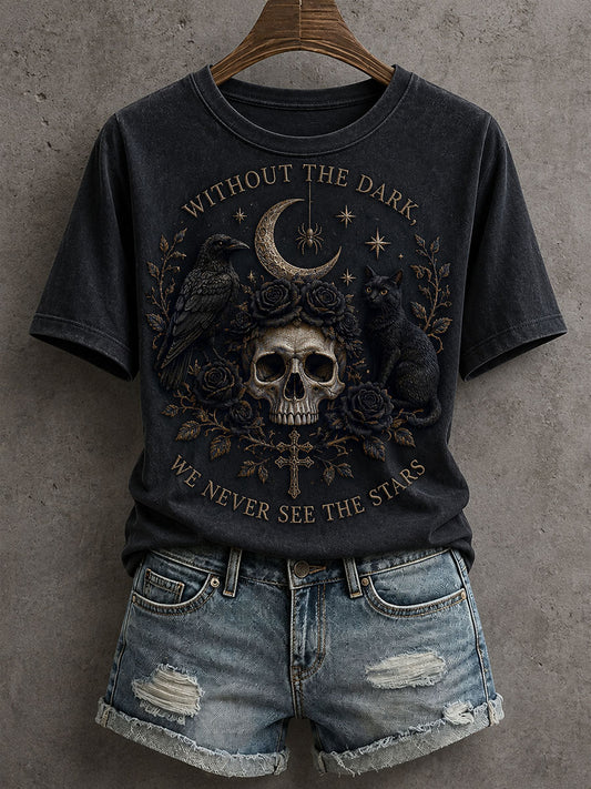 T-shirt Without The Dark, We Never See The Stars Femme