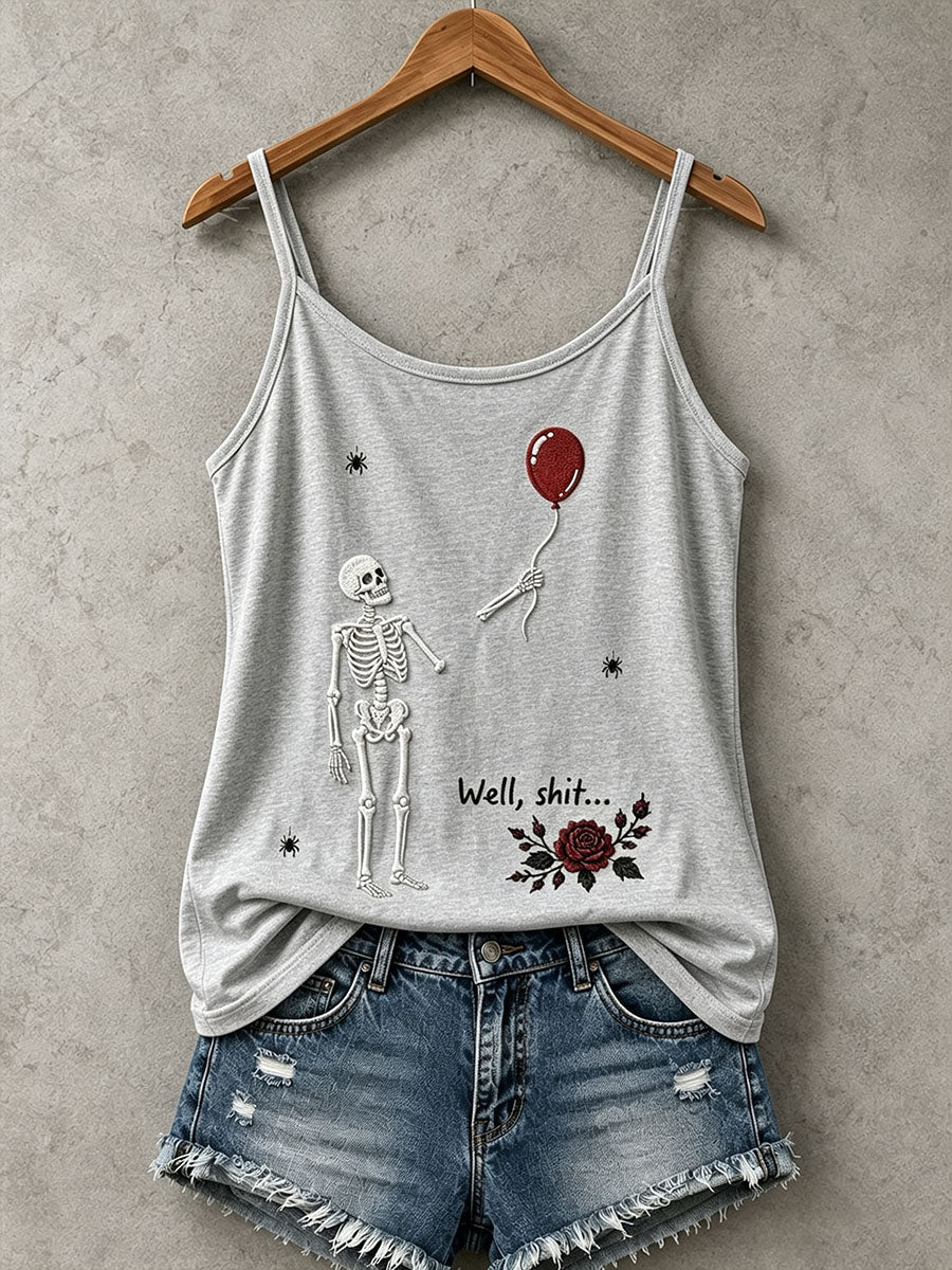 Débardeur Gothic Skull Femme