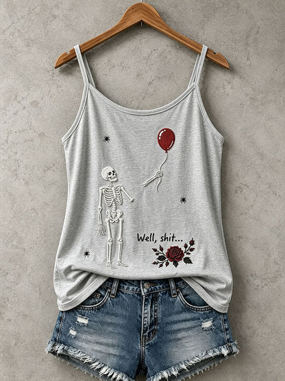 Débardeur Gothic Skull Femme