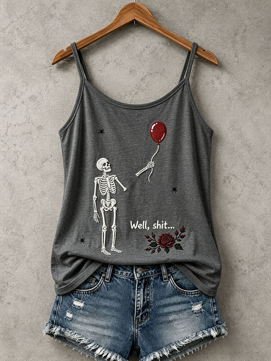 Débardeur Gothic Skull Femme