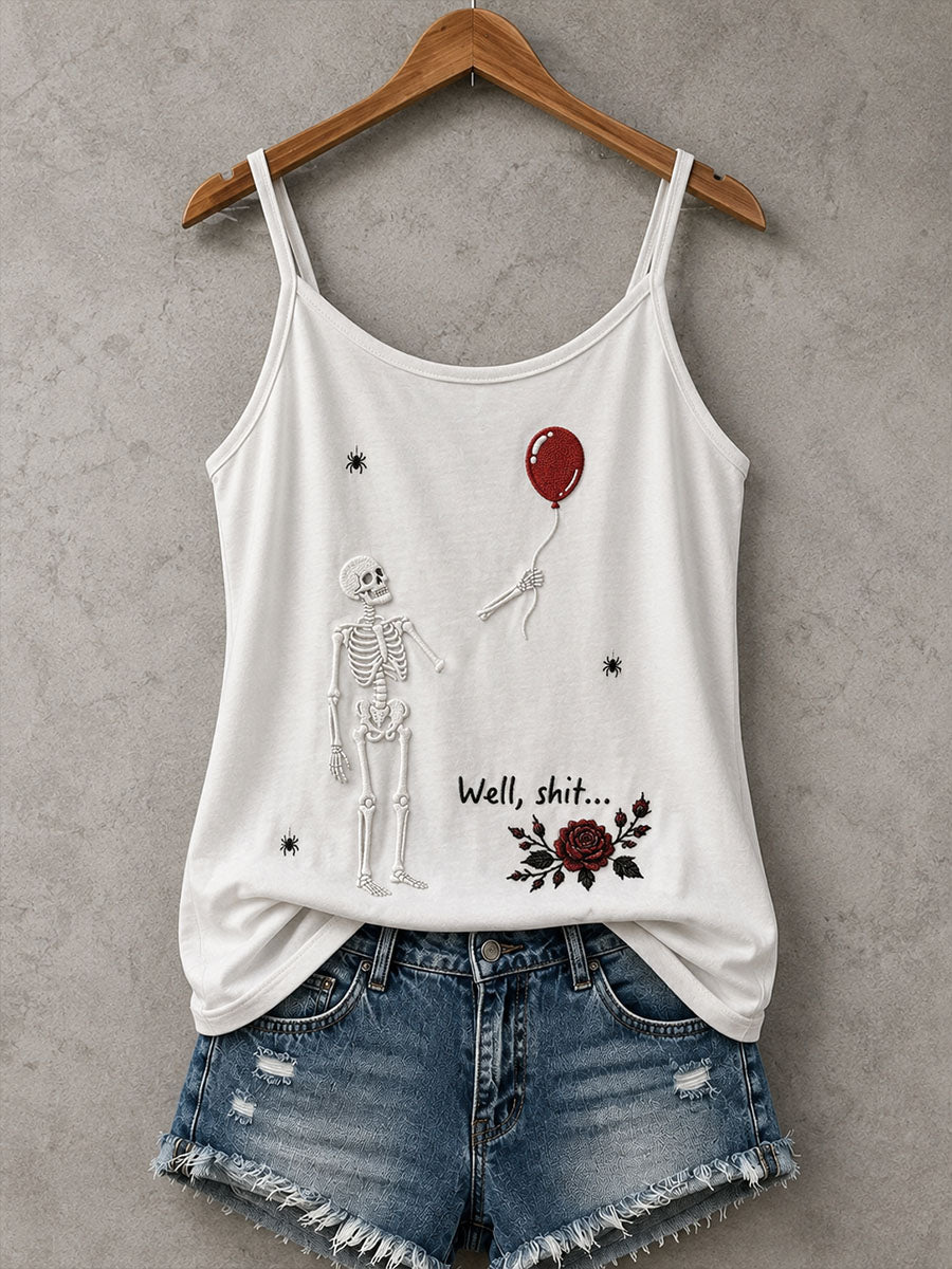 Débardeur Gothic Skull Femme