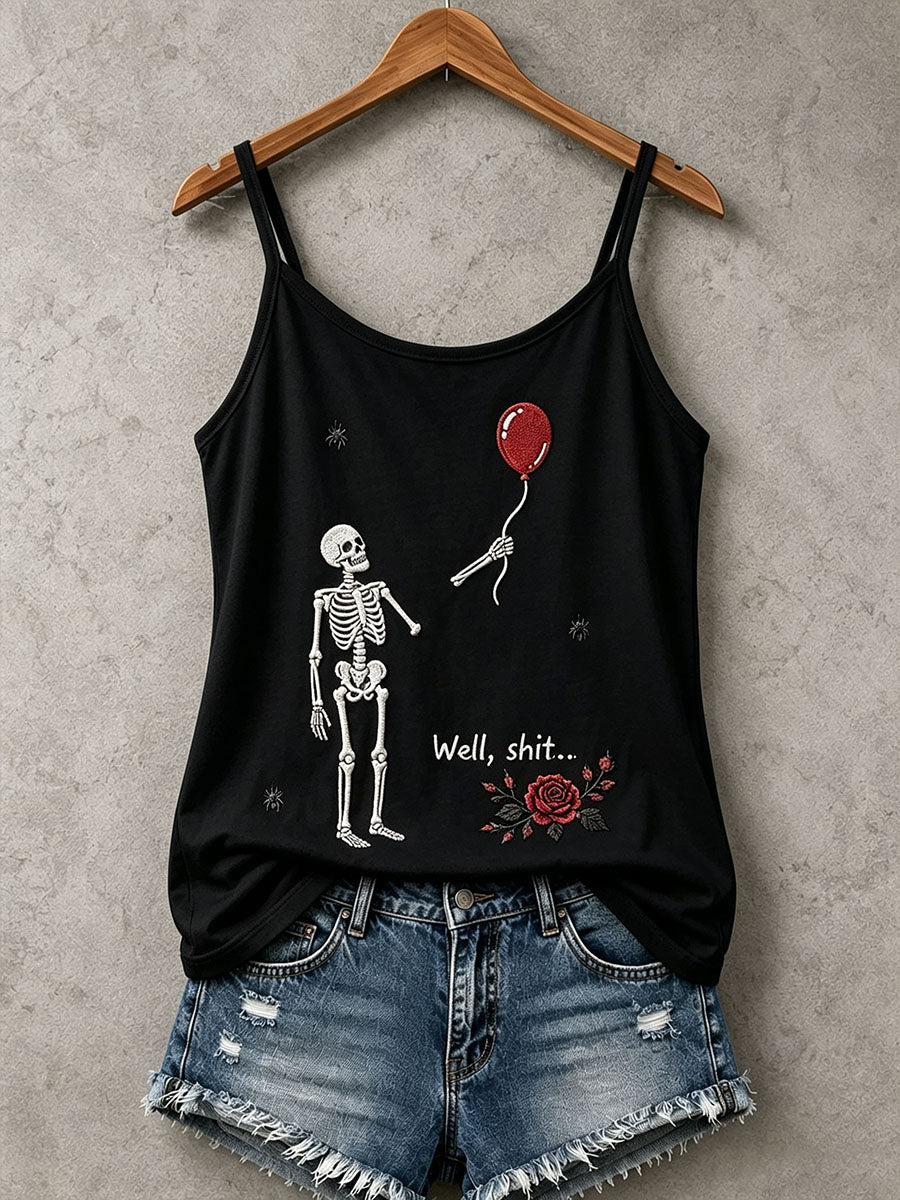 Débardeur Gothic Skull Femme