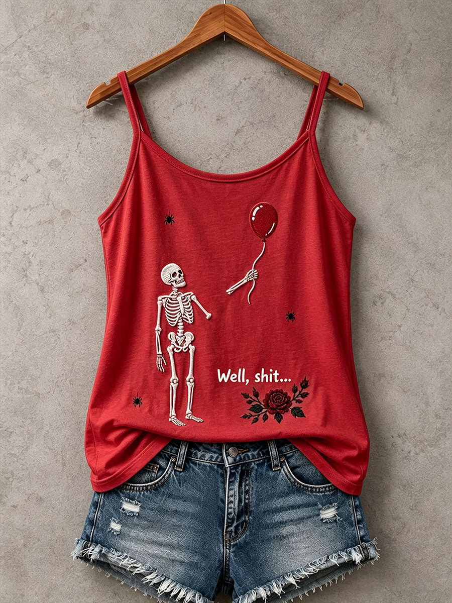Débardeur Gothic Skull Femme