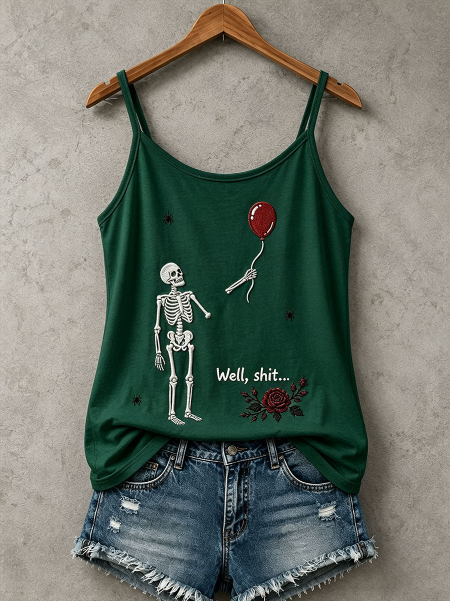 Débardeur Gothic Skull Femme