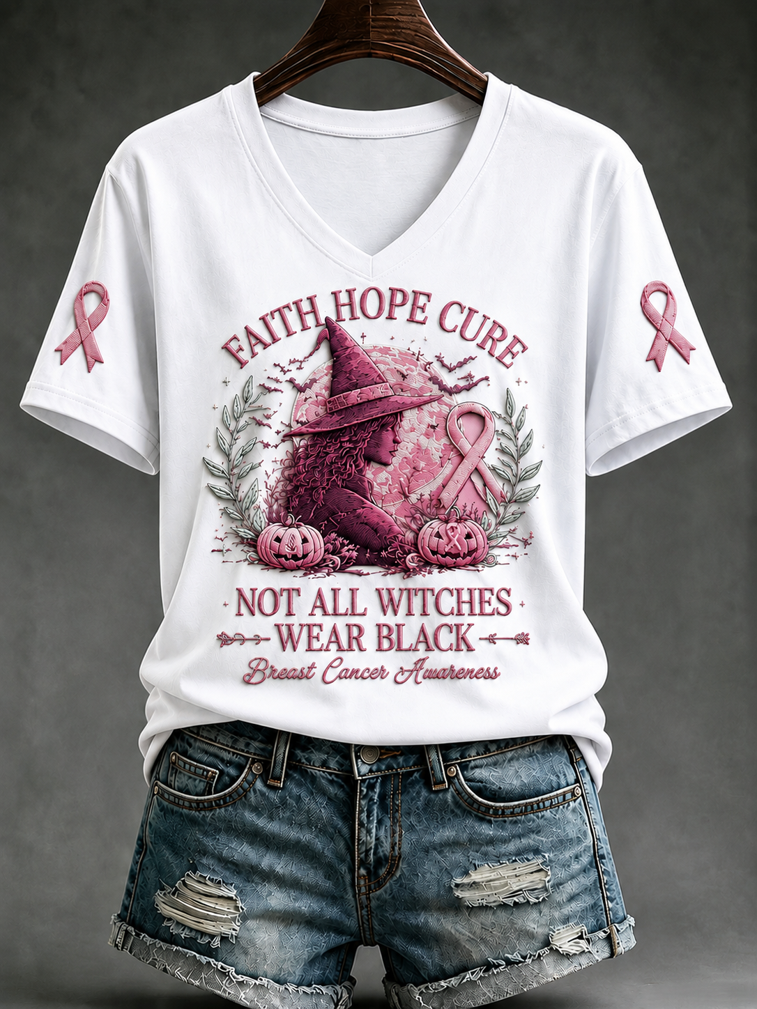 T-shirt rose à manches courtes In october We Wear pour femme