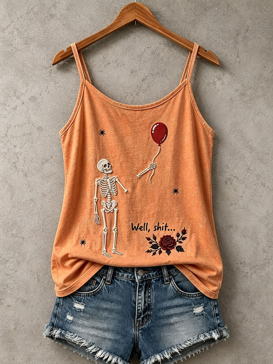 Débardeur Gothic Skull Femme