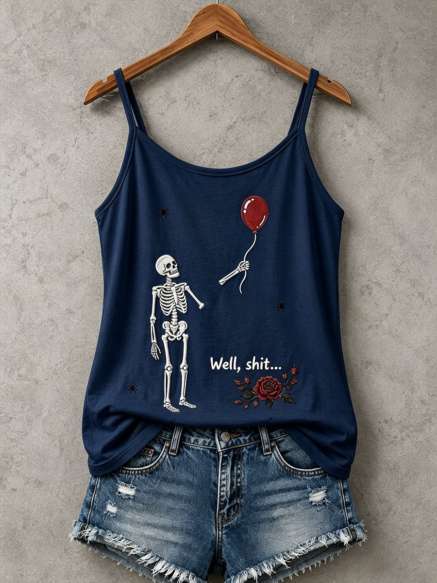 Débardeur Gothic Skull Femme