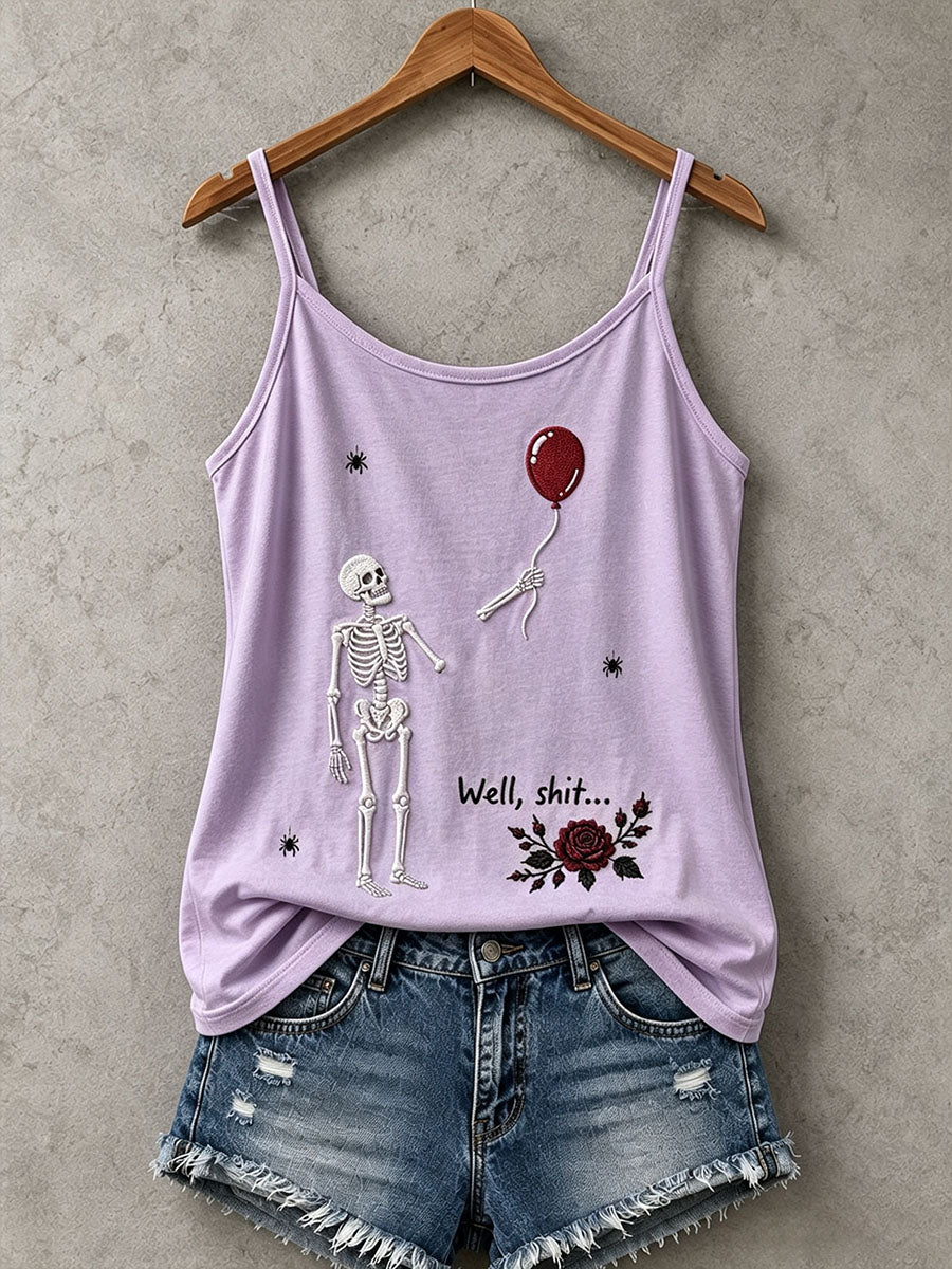 Débardeur Gothic Skull Femme