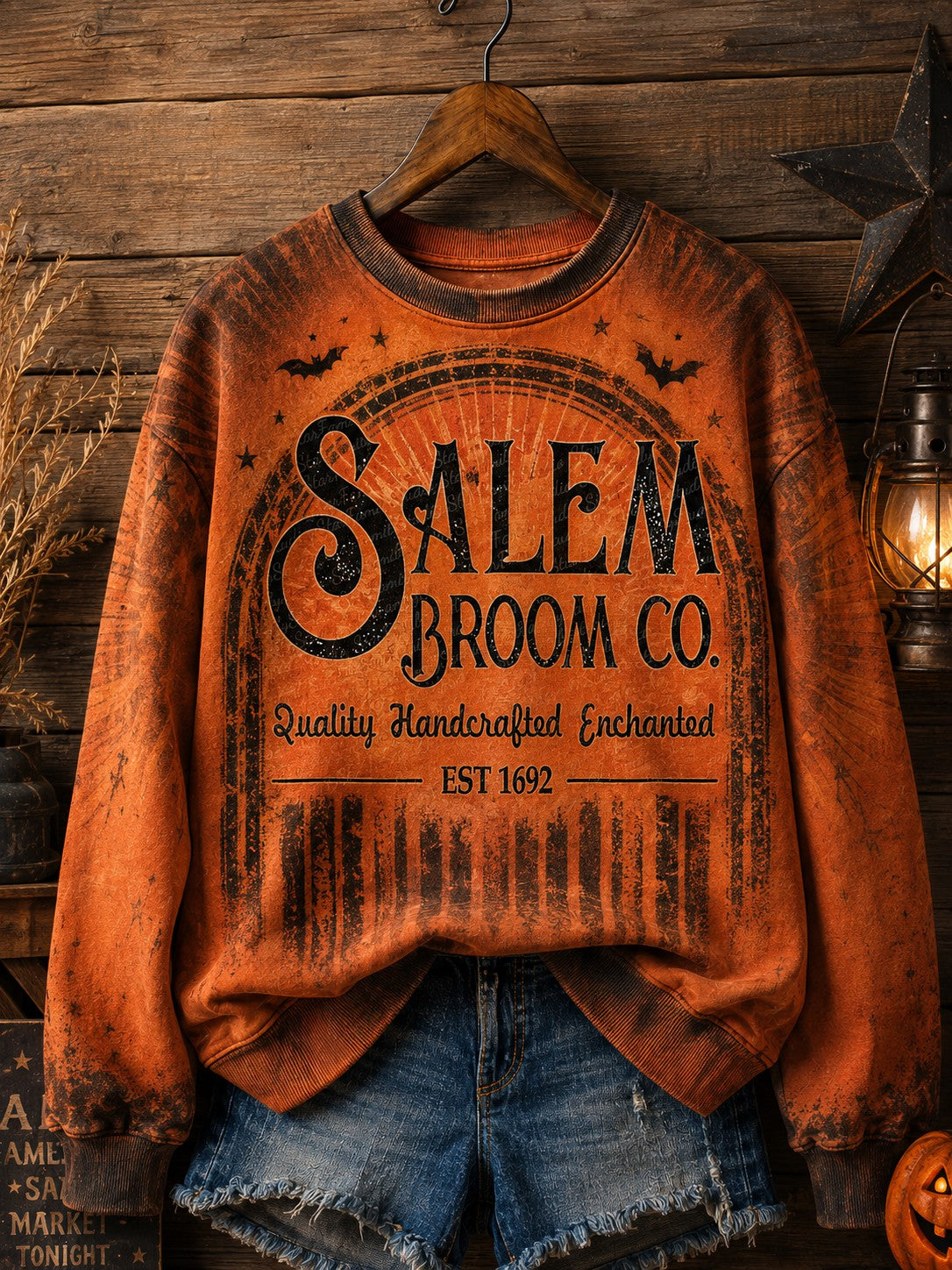 Sweat imprimé pour femme de la Salem Broom Company