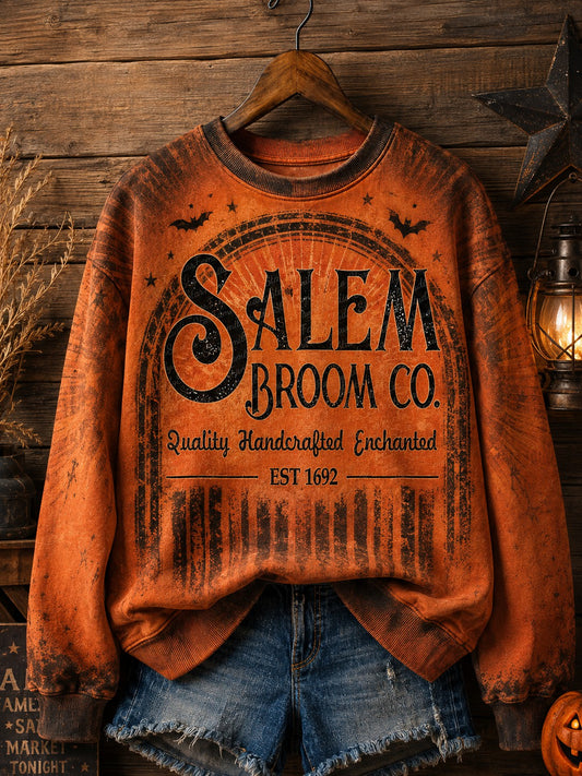 Sweat imprimé pour femme de la Salem Broom Company