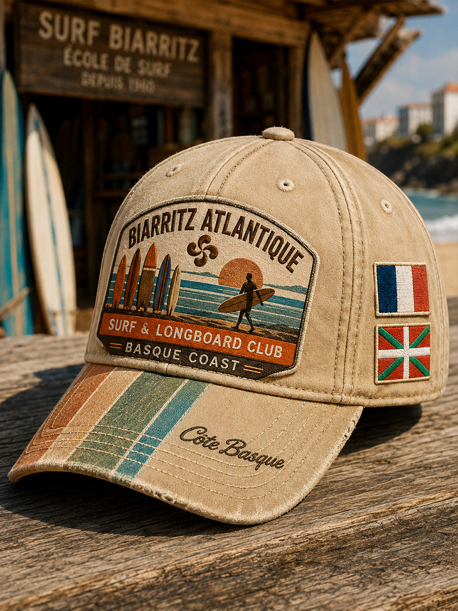 Chapeau unisexe de culture surf basque français