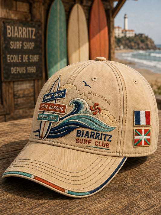Chapeau unisexe de culture surf basque français