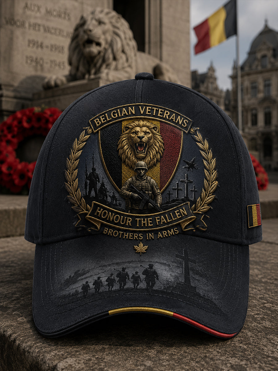 Chapeau pour homme de style vintage à imprimé commémoratif militaire