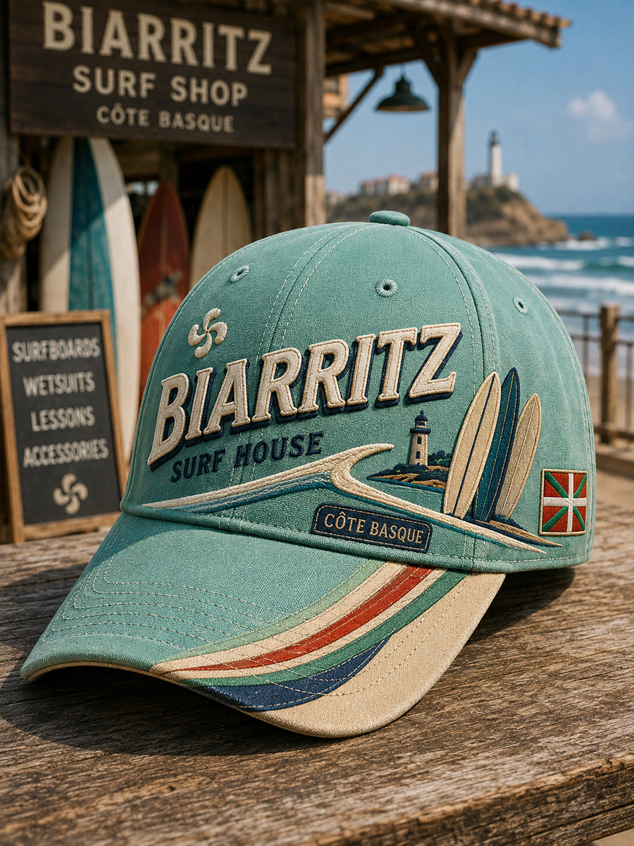 Chapeau unisexe de culture surf basque français