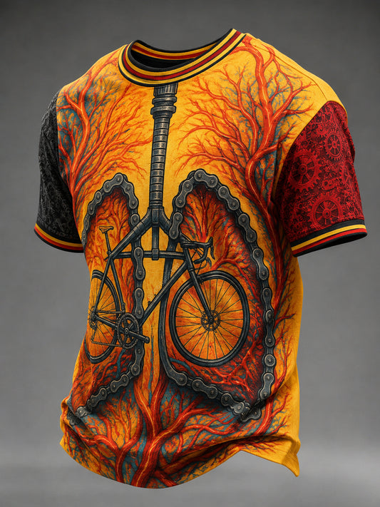 T-shirt homme Belge de cyclo-cross, imprimé vintage, à la mode, ample à manches courtes