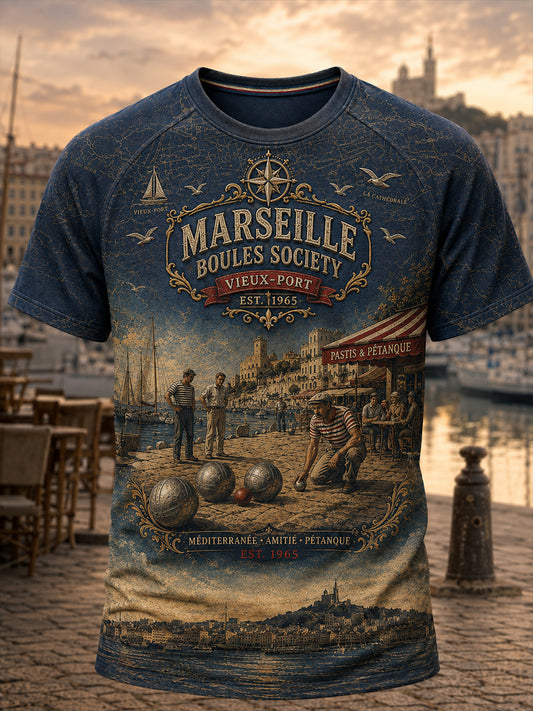 T-shirt à manches courtes French Boules Homme