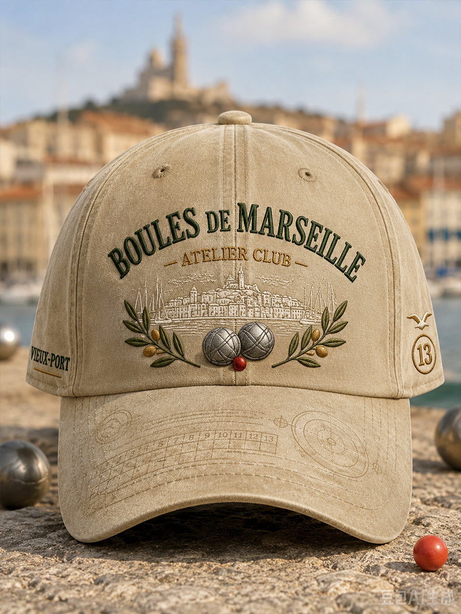 Chapeau de pétanque unisexe français