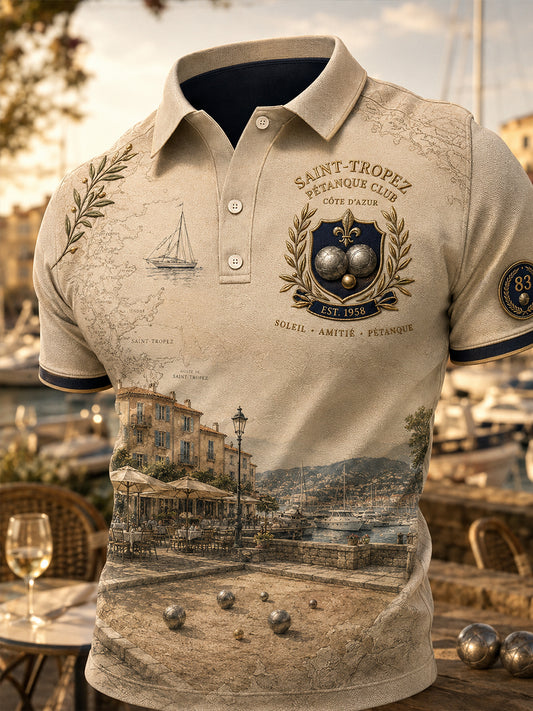 Chemise à manches courtes French Boules Homme